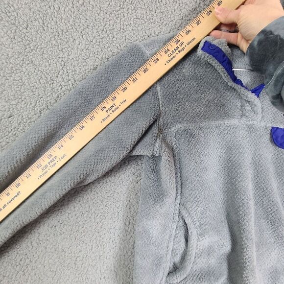Patagonia Snap T Sweater Jacket - Grey Polartec Re-Tool Pullover, Women's Size S - Picture 7 of 7